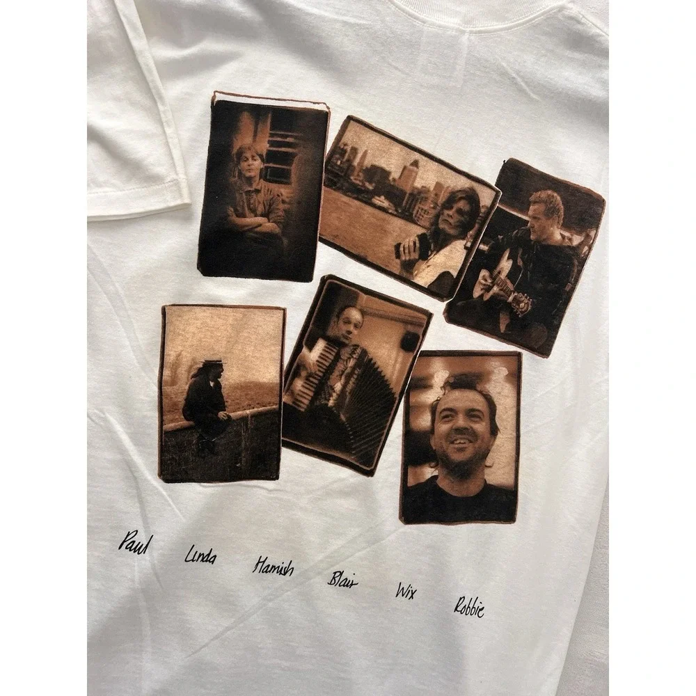 Vintage Paul McCartney 1993 New World Tour Single Stitch T-Shirt LARGE CLEAN!!!